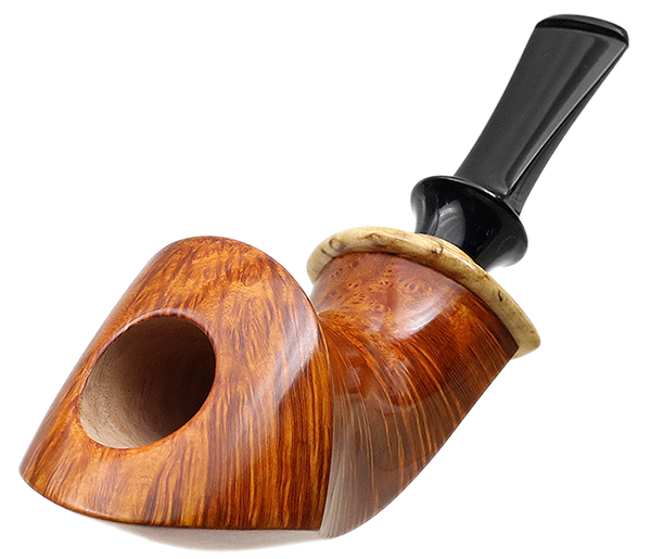 Kent Rasmussen Smooth Horn with Mazur Birch (Two Star)