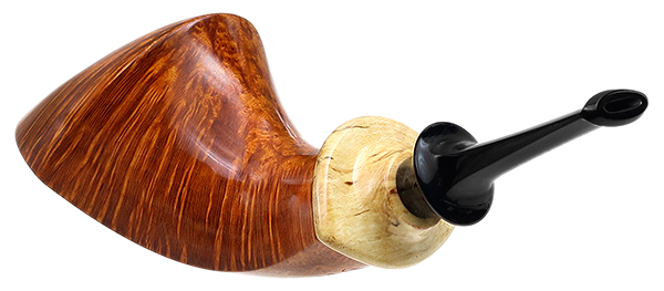 Kent Rasmussen Smooth Horn with Mazur Birch (Two Star)
