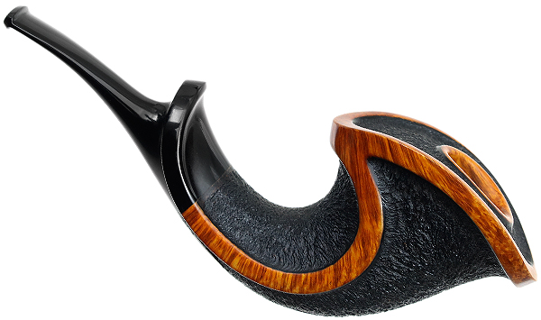 Kent Rasmussen Partially Rusticated Freehand Horn