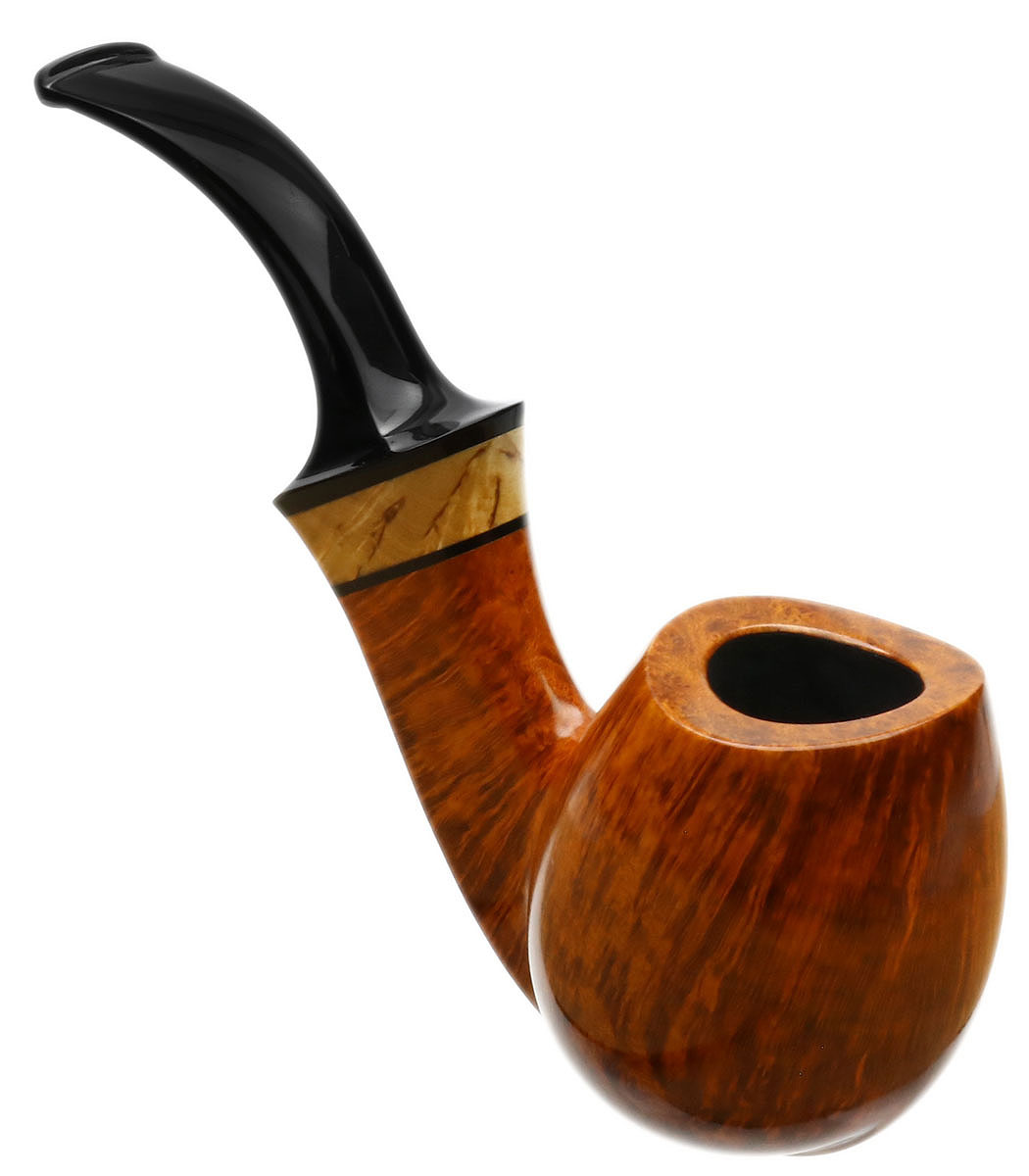 Kent Rasmussen Smooth Bent Egg with Masur Birch