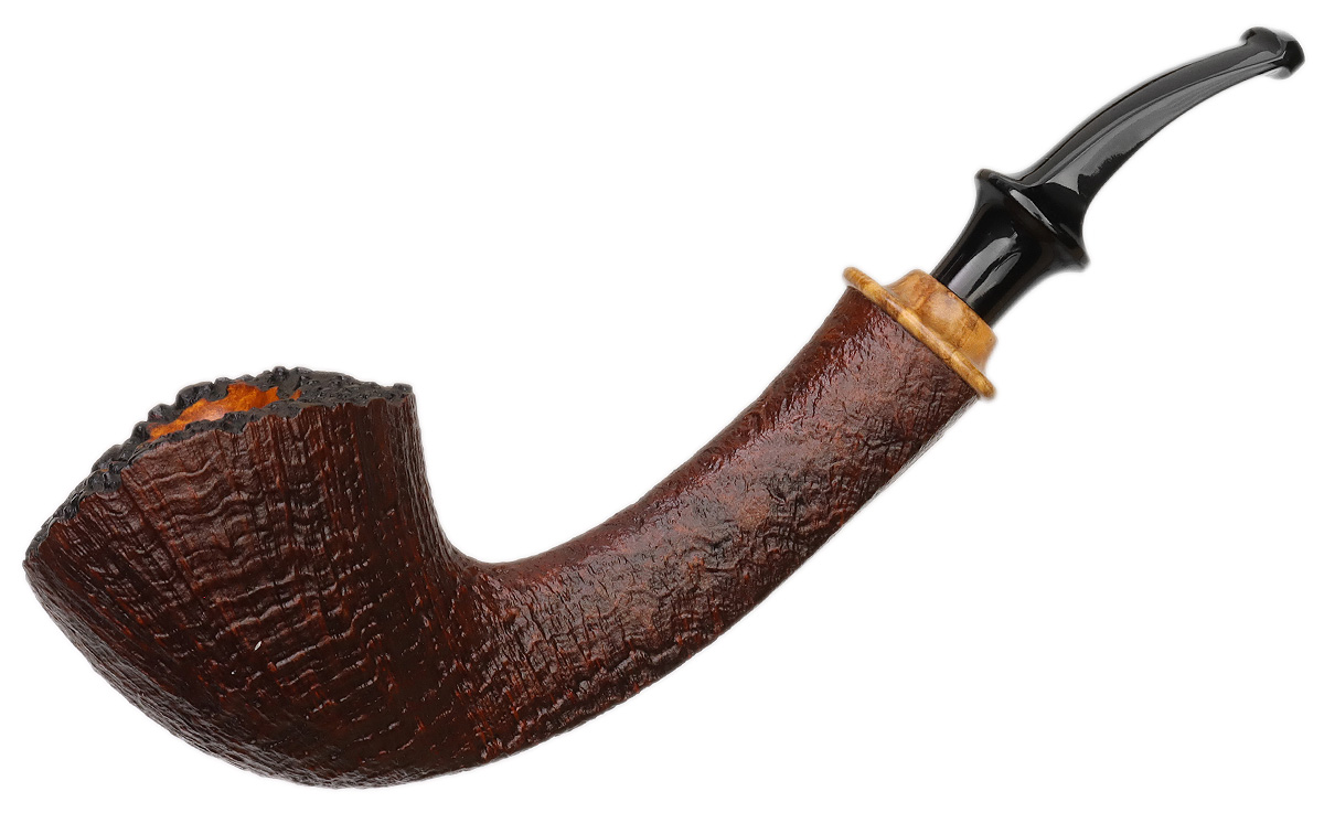 Kent Rasmussen Sandblasted Bent Dublin with Masur Birch