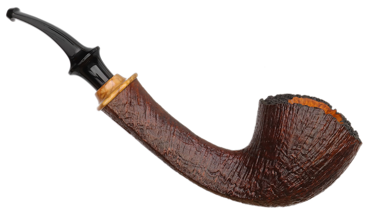 Kent Rasmussen Sandblasted Bent Dublin with Masur Birch