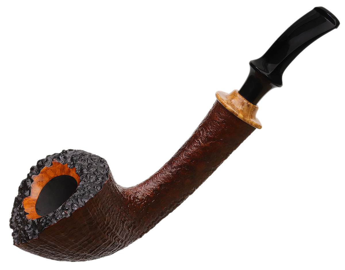 Kent Rasmussen Sandblasted Bent Dublin with Masur Birch