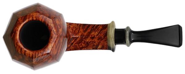 Kurt Balleby Smooth Paneled Bent Apple with Horn (2817)