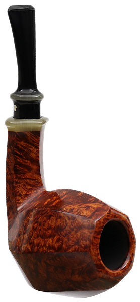 Kurt Balleby Smooth Paneled Bent Apple with Horn (2817)
