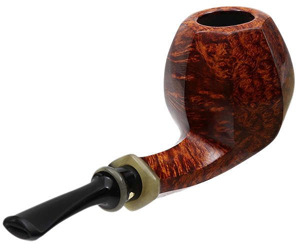 Kurt Balleby Smooth Paneled Bent Apple with Horn (2817)