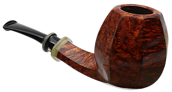 Kurt Balleby Smooth Paneled Bent Apple with Horn (2817)