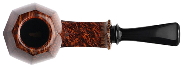 Kurt Balleby Smooth Paneled Bent Billiard with Red Palm (1418)