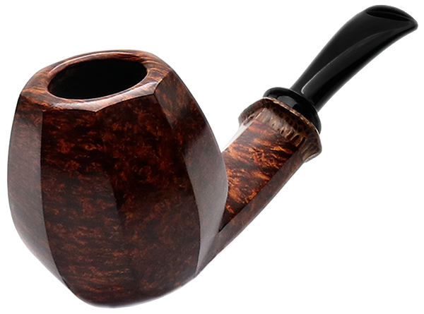 Kurt Balleby Smooth Paneled Bent Billiard with Red Palm (1418)