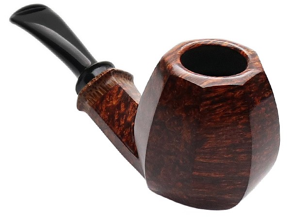 Kurt Balleby Smooth Paneled Bent Billiard with Red Palm (1418)
