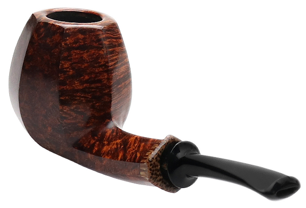 Kurt Balleby Smooth Paneled Bent Billiard with Red Palm (1418)