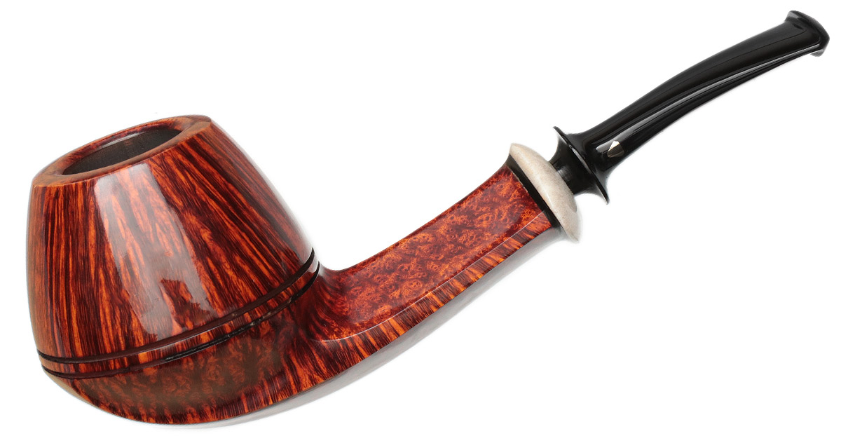 Kurt Balleby Smooth Bent Bulldog with Antler