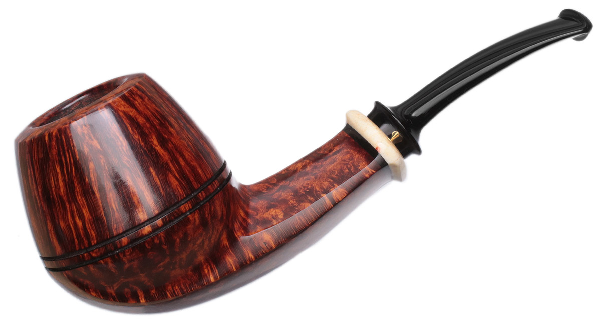 Kurt Balleby Smooth Bent Bulldog with Elk Antler