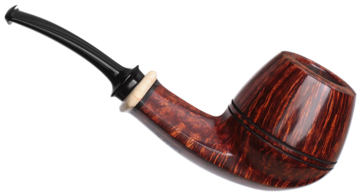 Kurt Balleby Smooth Bent Bulldog with Elk Antler