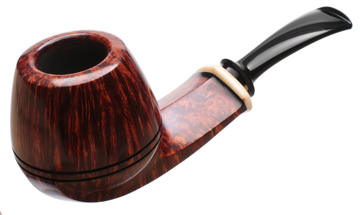 Kurt Balleby Smooth Bent Bulldog with Elk Antler
