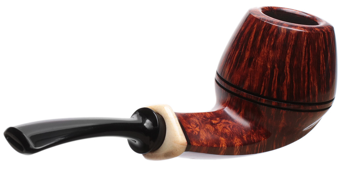 Kurt Balleby Smooth Bent Bulldog with Elk Antler