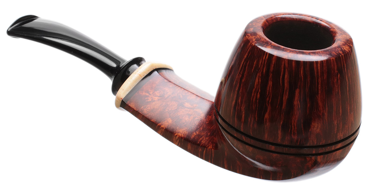 Kurt Balleby Smooth Bent Bulldog with Elk Antler