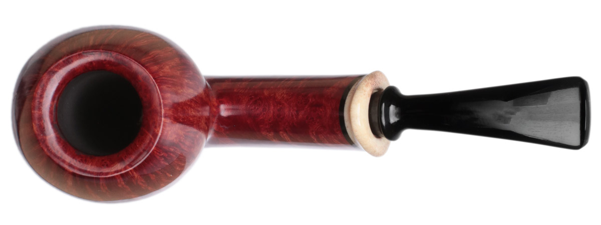 Kurt Balleby Smooth Bent Brandy with Elk Antler (1921)
