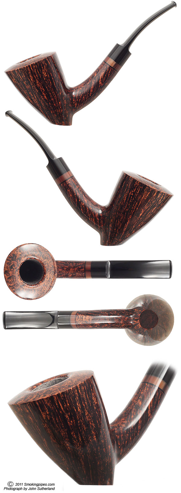 Tom Eltang Smooth Cherrywood with Horn (Snail)