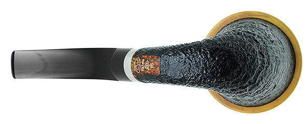 Tom Eltang Sandblasted Calabash with Boxwood and Silver (Snail)