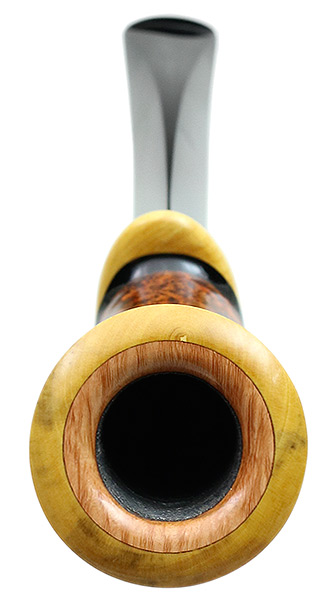 Tom Eltang Smooth Knife Pipe with Stand and Tamper (Snail)
