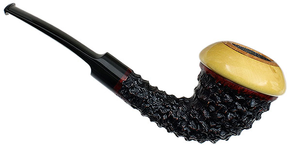Tom Eltang Rusticated Calabash with Boxwood