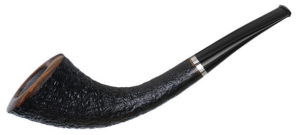 Tom Eltang Partially Sandblasted Horn with Silver