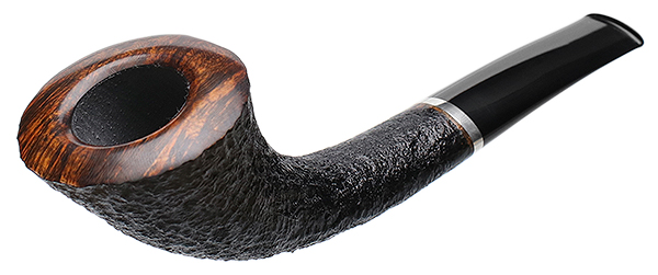 Tom Eltang Partially Sandblasted Horn with Silver