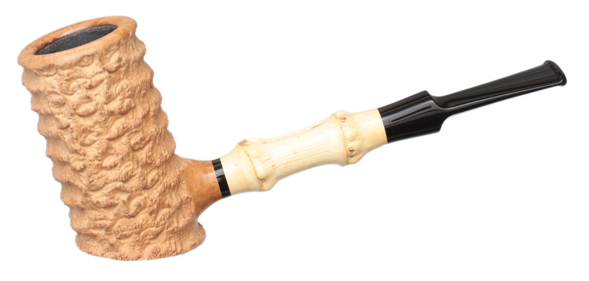 Tom Eltang Rusticated Natural Poker with Bamboo