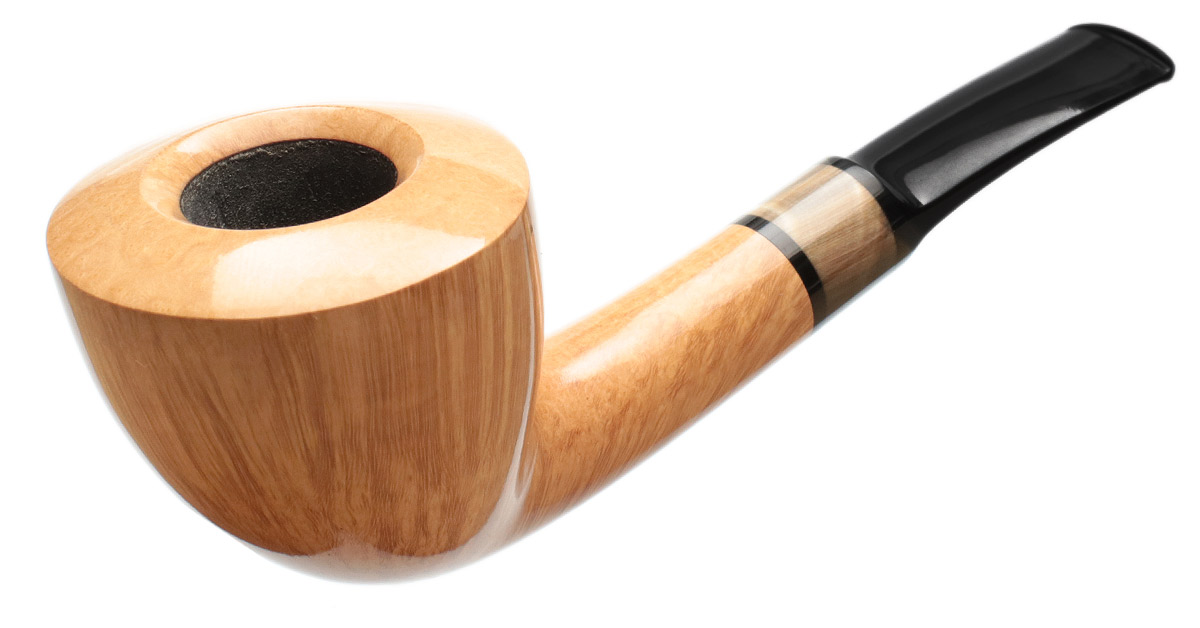 Tom Eltang Smooth Natural Bent Dublin with Horn (Snail)
