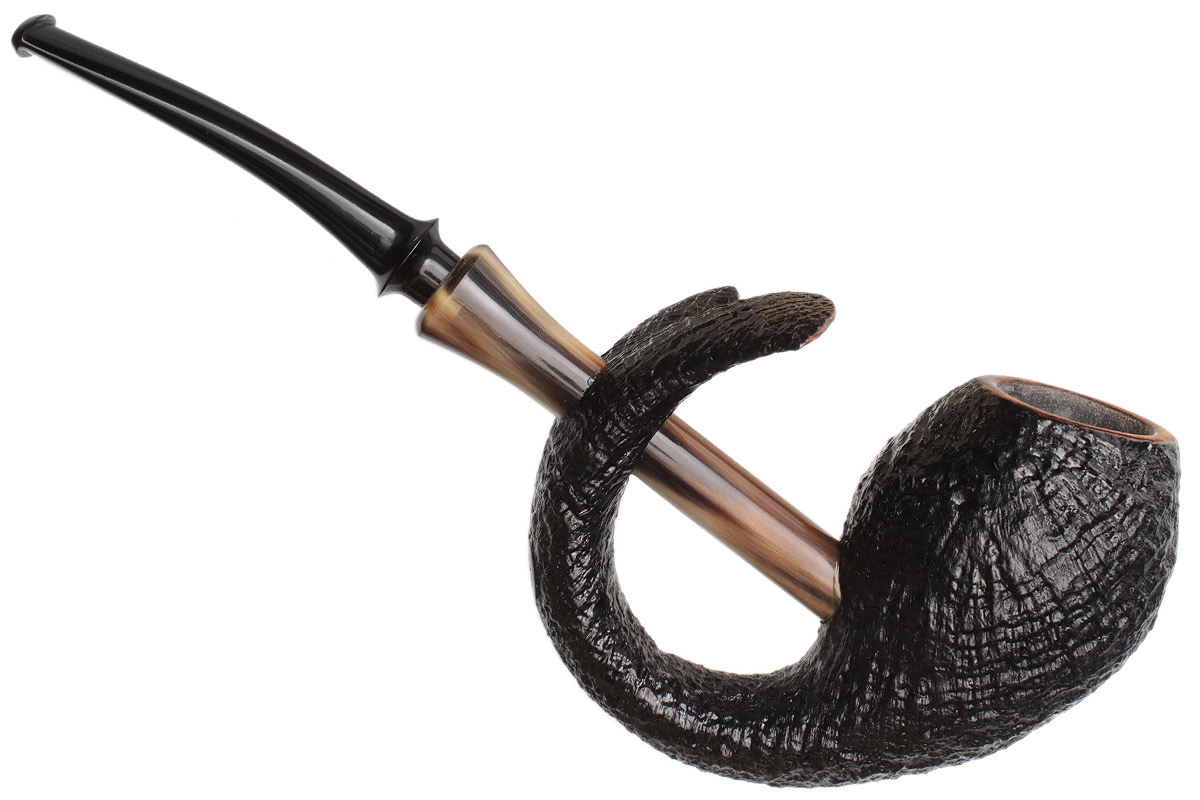 Tom Eltang Sandblasted Pierced Fish with Horn