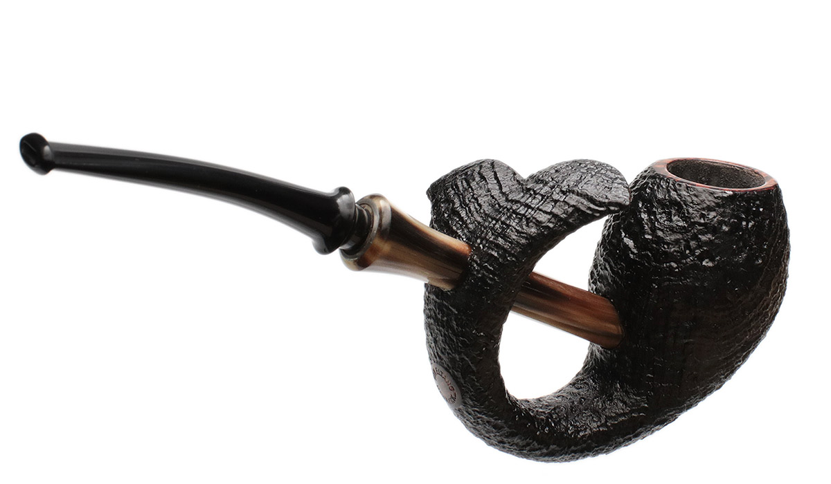 Tom Eltang Sandblasted Pierced Fish with Horn