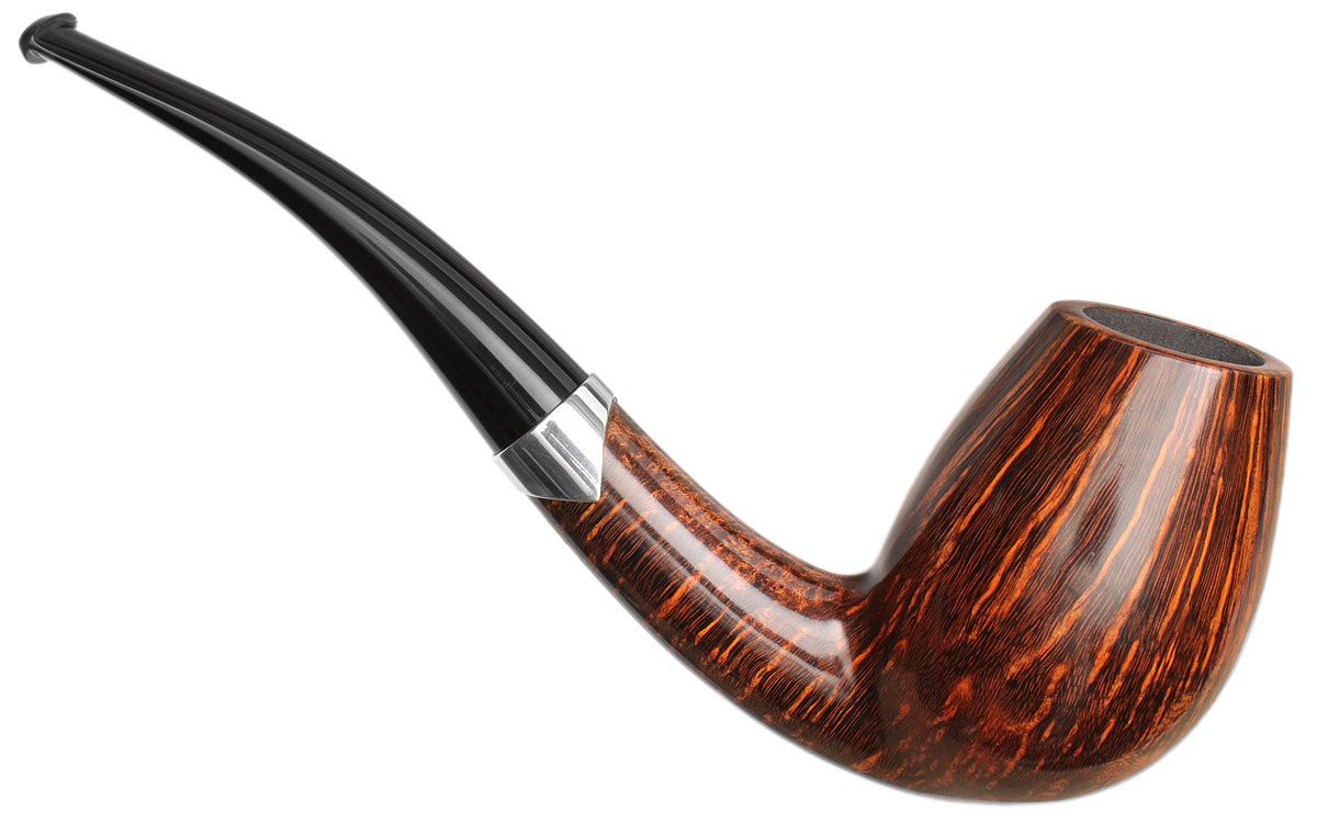 Tom Eltang Smooth Bent Egg with Silver