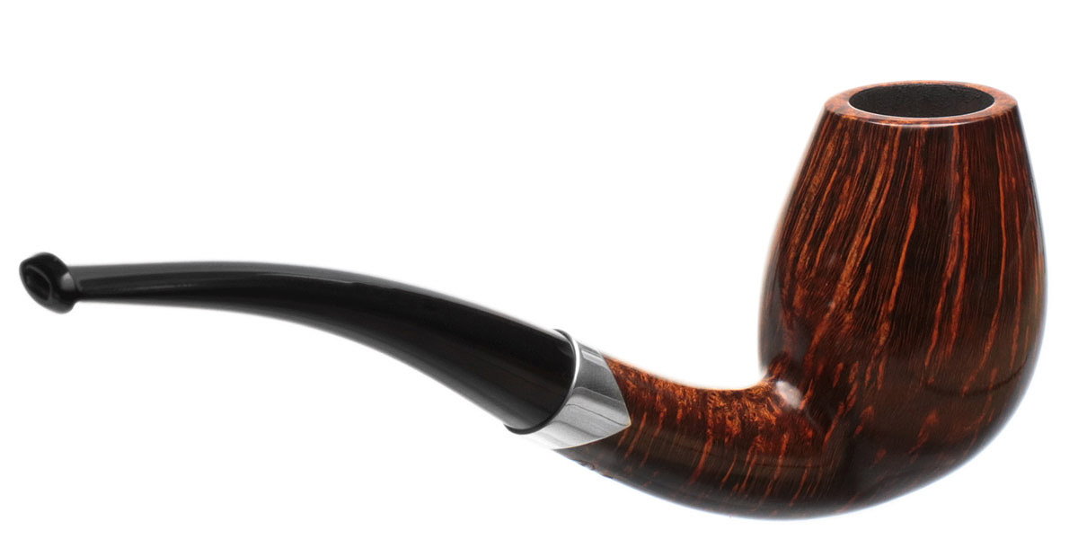 Tom Eltang Smooth Bent Egg with Silver