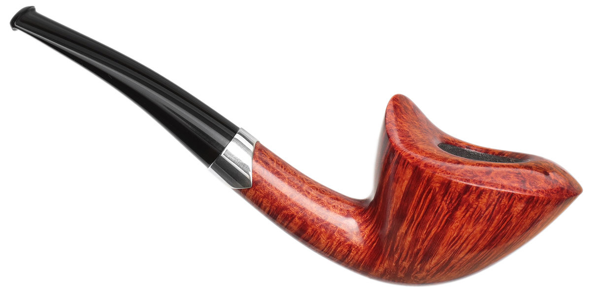 Tom Eltang Smooth Asymmetric Bent Dublin with Silver (Snail)