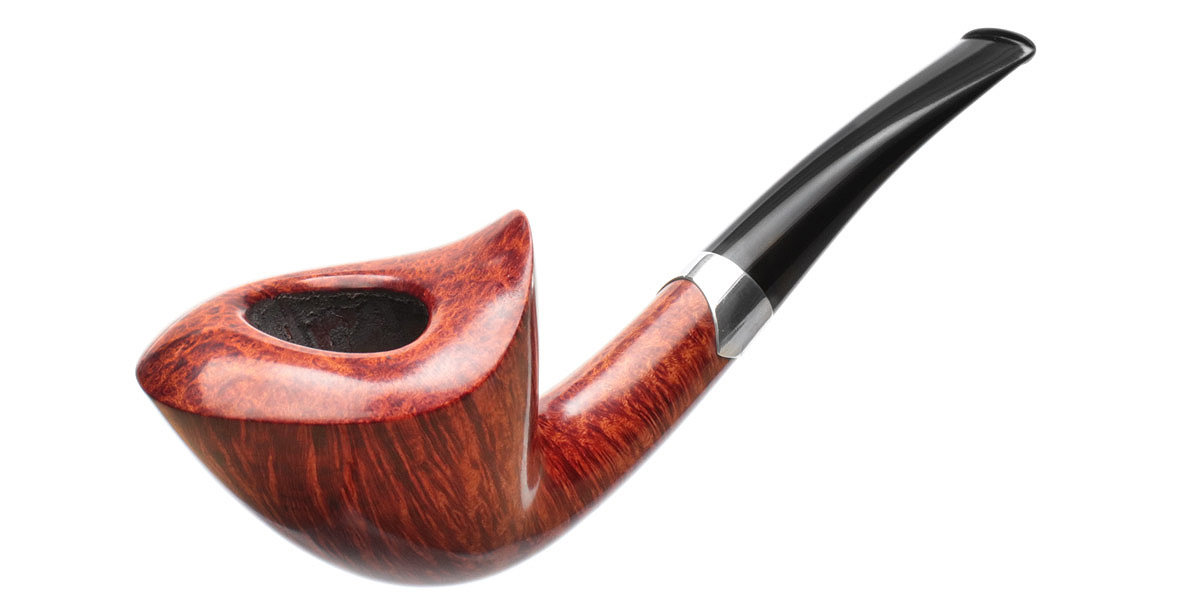 Tom Eltang Smooth Asymmetric Bent Dublin with Silver (Snail)