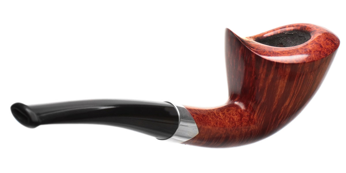 Tom Eltang Smooth Asymmetric Bent Dublin with Silver (Snail)