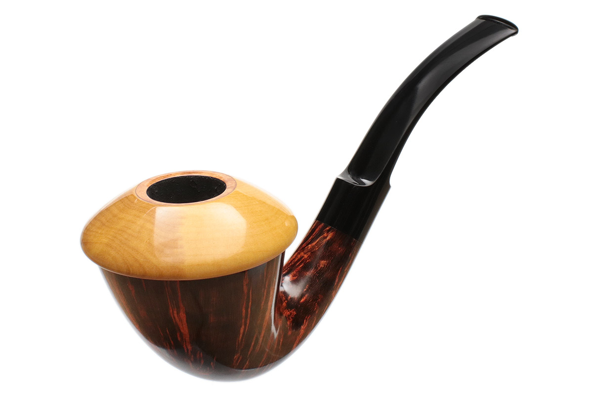 Tom Eltang Smooth Calabash with Boxwood (Snail)