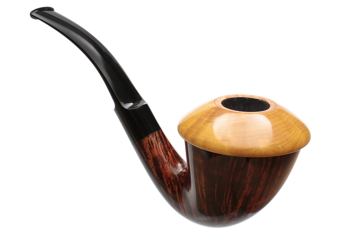 Tom Eltang Smooth Calabash with Boxwood (Snail)