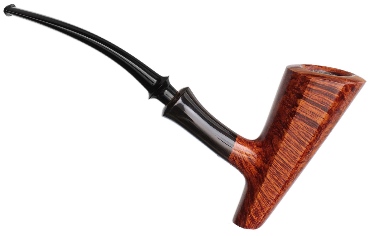 Tom Eltang Smooth Paneled Bent Dublin Sitter with Horn (Snail)