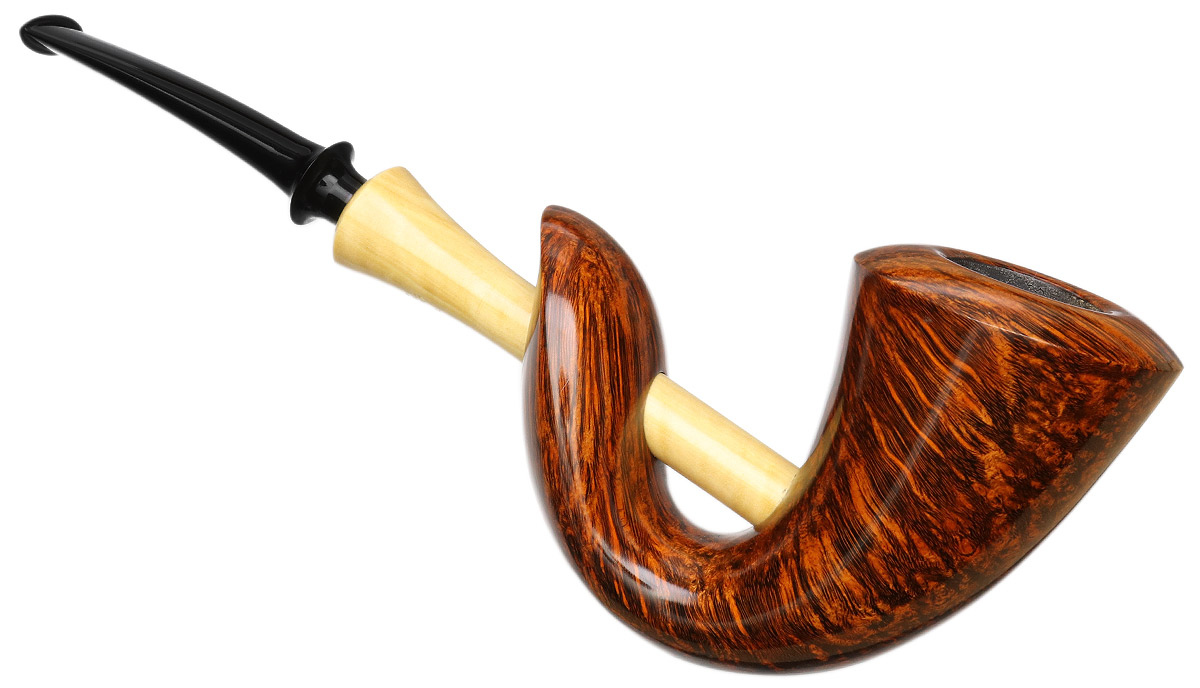 Tom Eltang Smooth Pierced Fish with Boxwood (Snail)