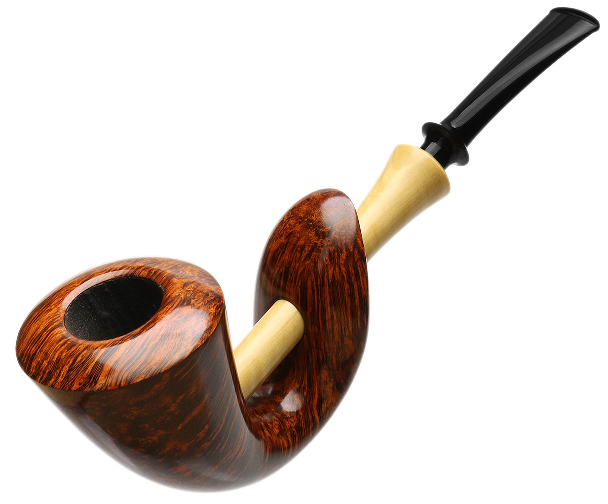Tom Eltang Smooth Pierced Fish with Boxwood (Snail)
