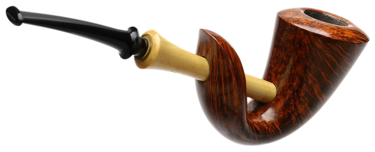 Tom Eltang Smooth Pierced Fish with Boxwood (Snail)