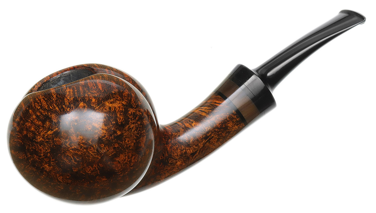 Tom Eltang: Smooth Erotique with Horn (Snail) Tobacco Pipe