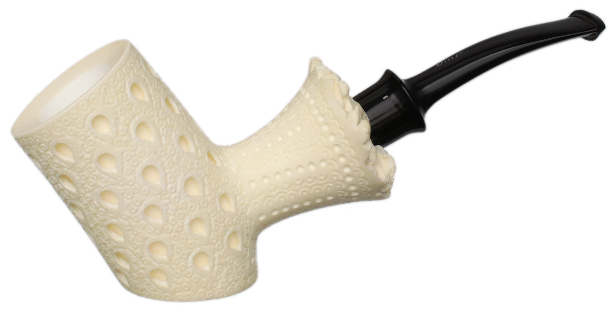 I.M.P. Meerschaum Lattice Cherrywood (with Case)