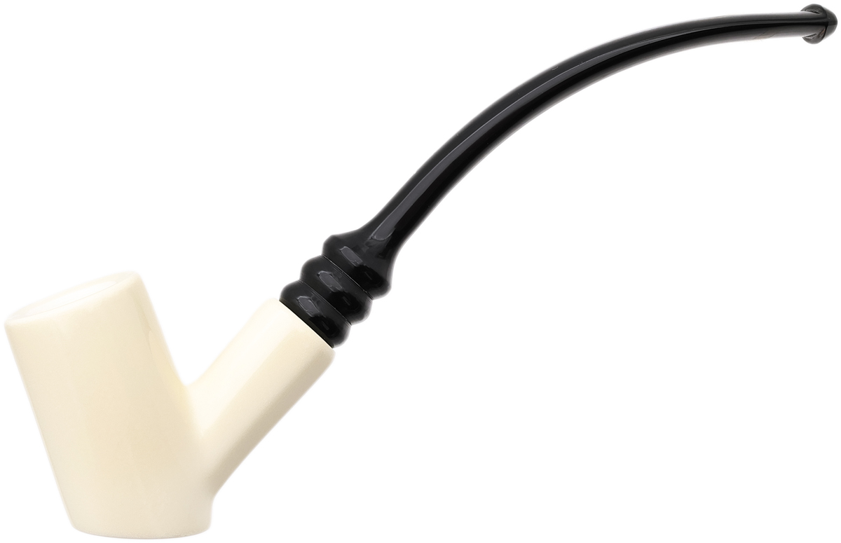 I.M.P. Meerschaum Smooth Poker (with Case)