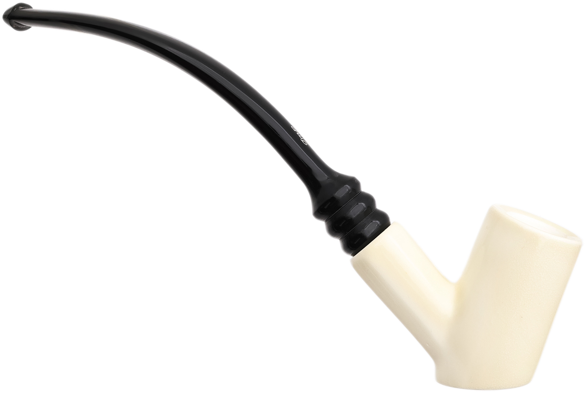 I.M.P. Meerschaum Smooth Poker (with Case)