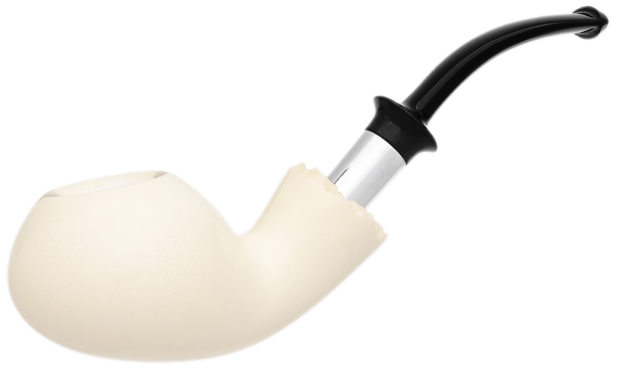 I.M.P. Meerschaum Smooth Tomato with Silver (with Case)