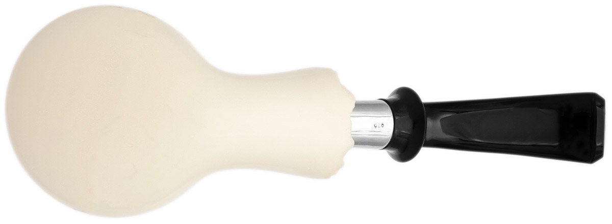 I.M.P. Meerschaum Smooth Tomato with Silver (with Case)