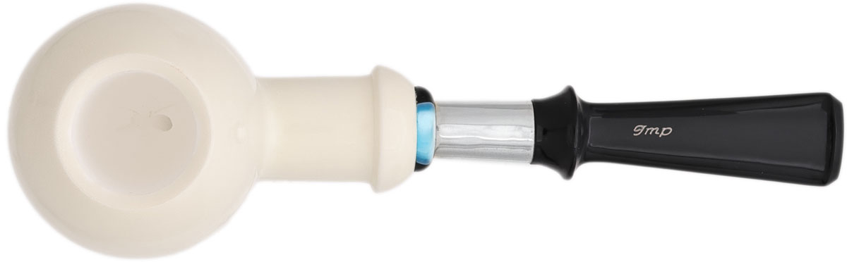 I.M.P. Meerschaum Smooth Apple with Silver (with Case)